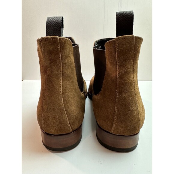 To Boot New York Shelby Chelsea Boots Pull On Brown Suede Sigaro Men Sz 10.5 main image 9